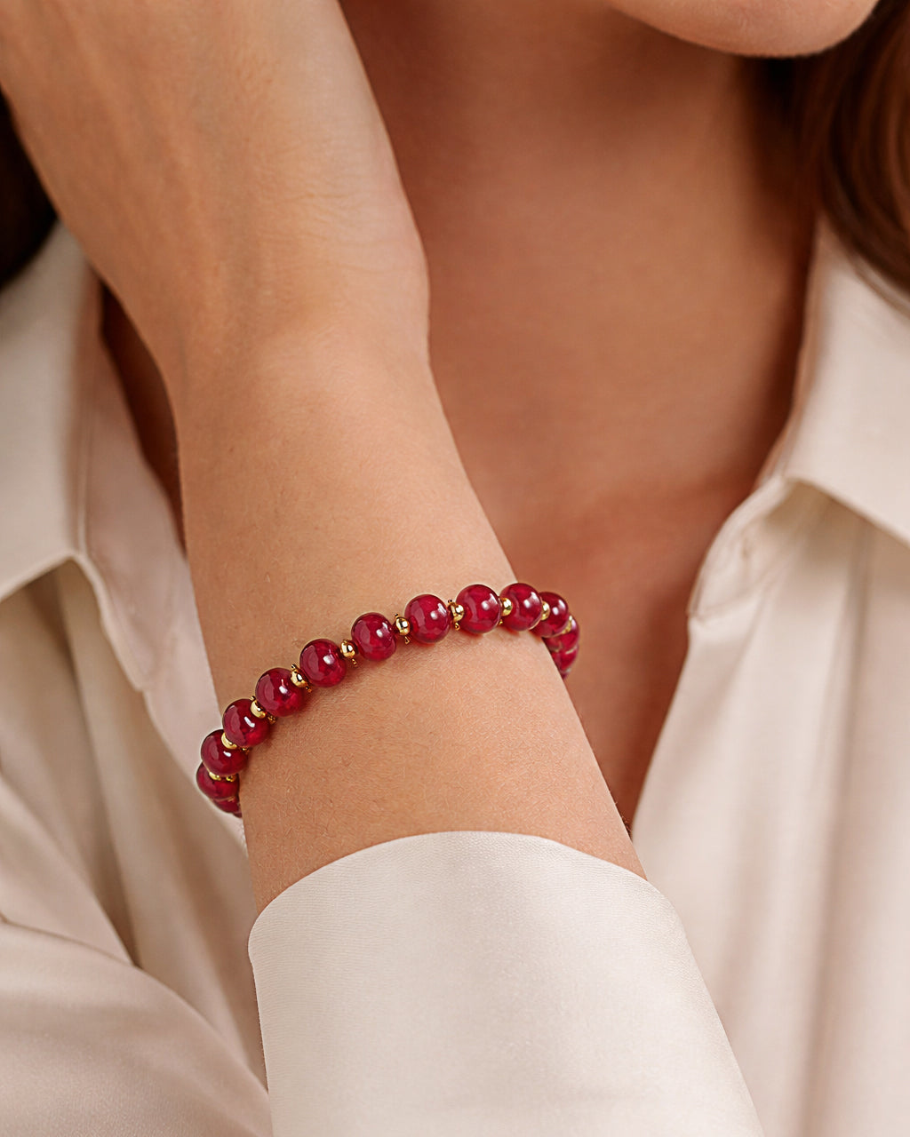 BRACCIALE CATALEYA CILIEGIA
