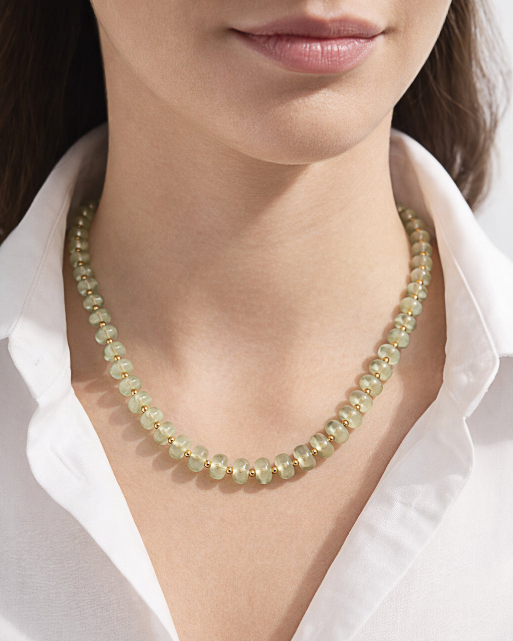 COLLANA CATALEYA VERDE CHIARO