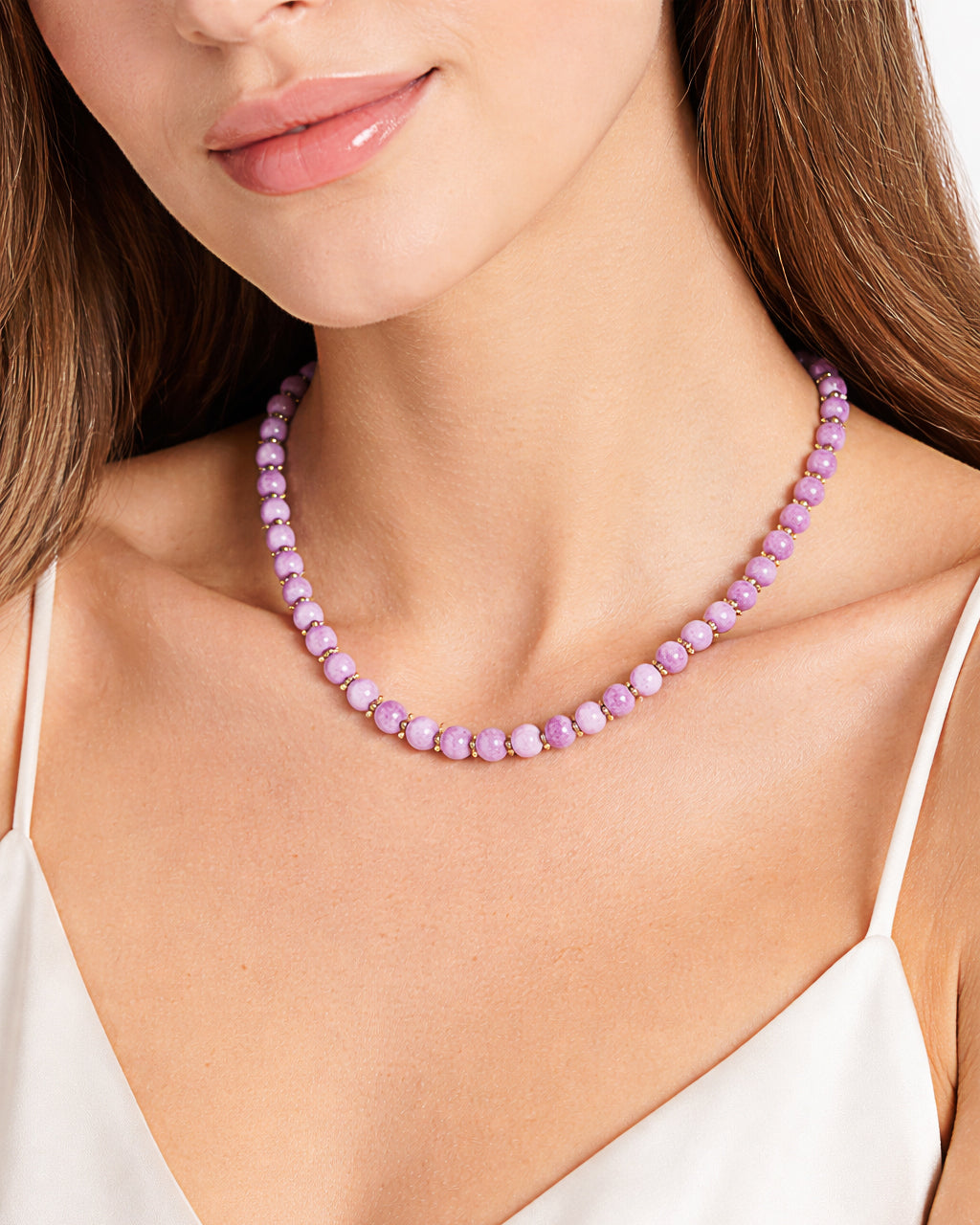 COLLANA CATALEYA GLICINE
