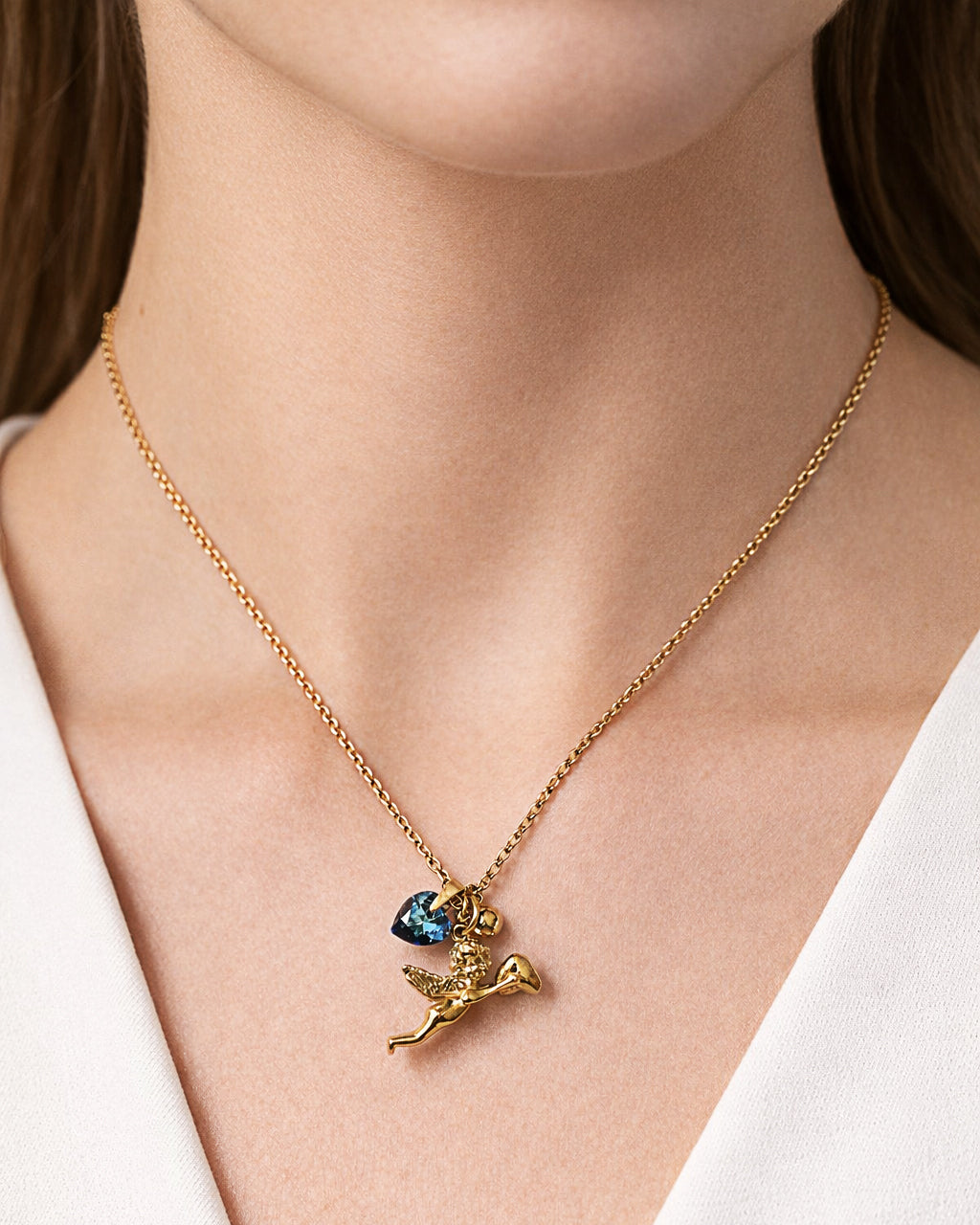 COLLANA ANGELO AZZURRO