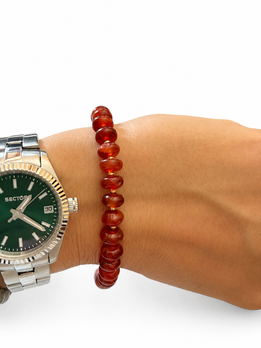 BRACCIALE CATAEYA ARANCIO CALDO