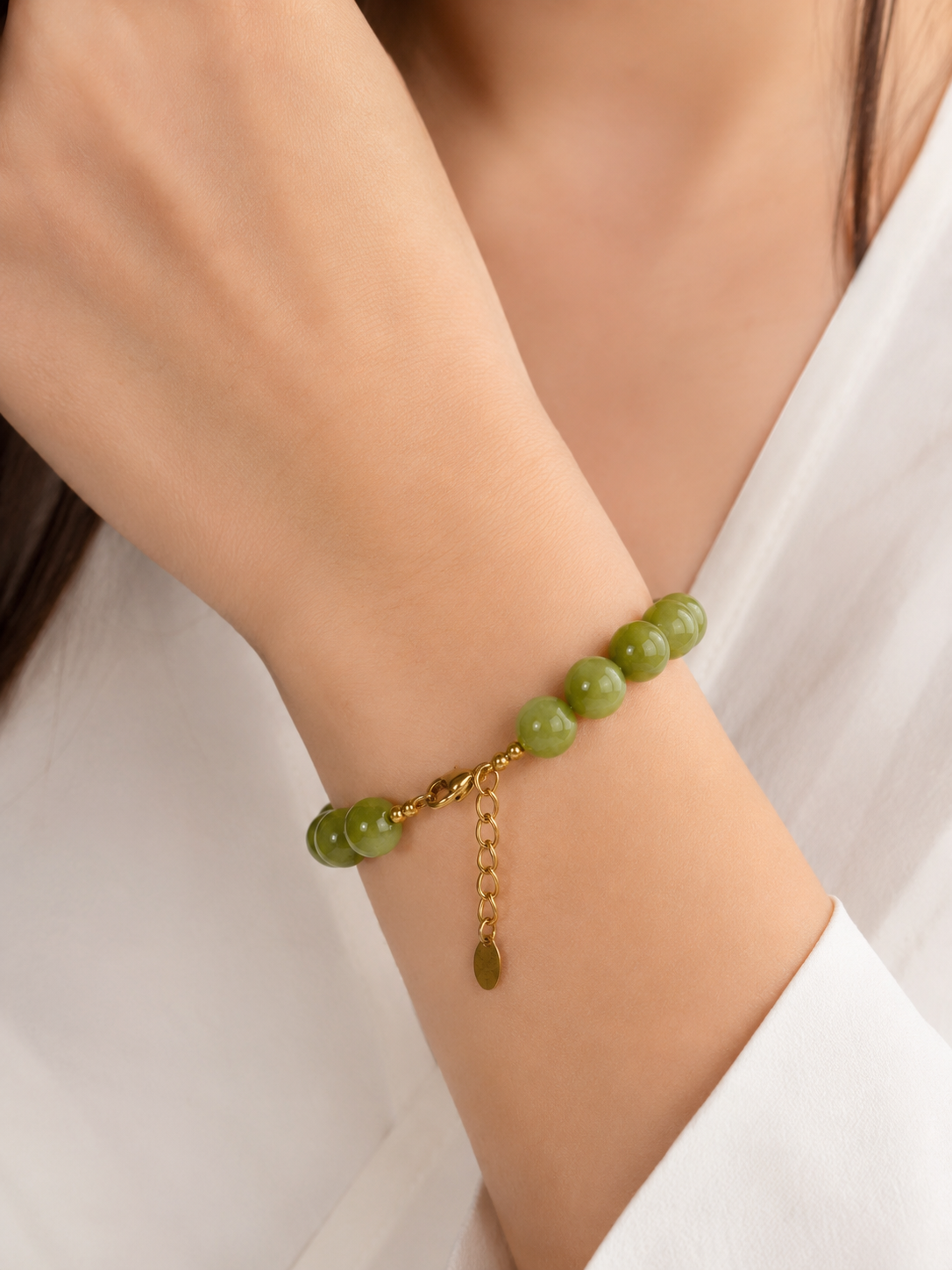 BRACCIALE ZOE BIG VERDE UVA