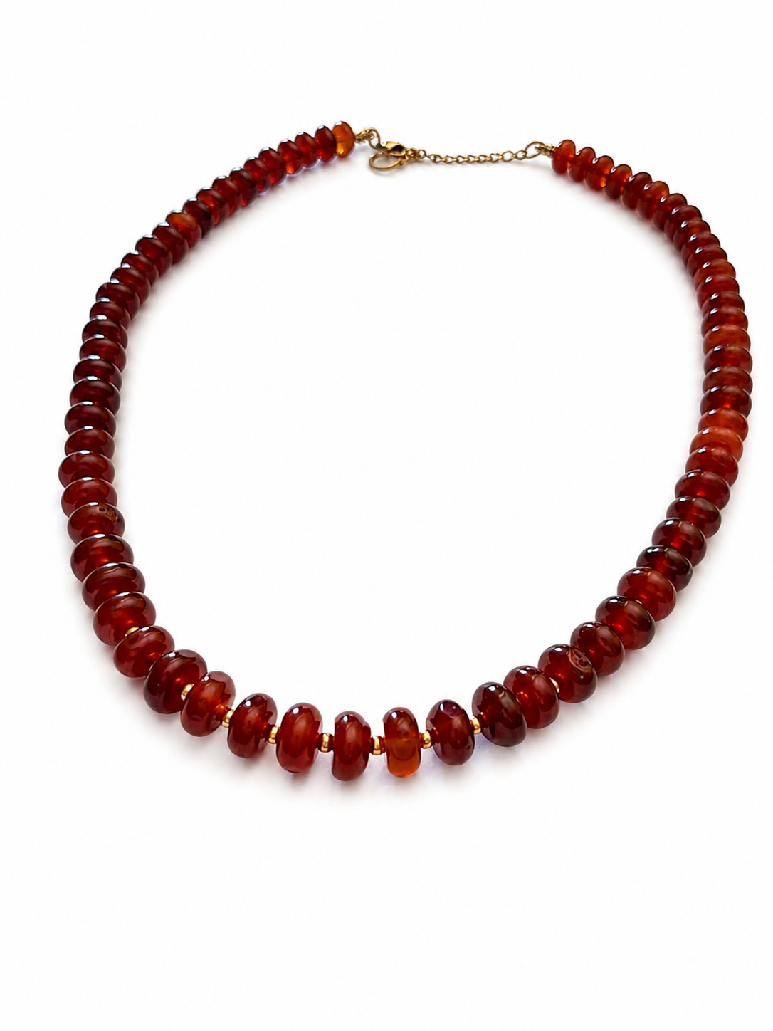 COLLANA CATALEYA ARANCIONE INTENSO