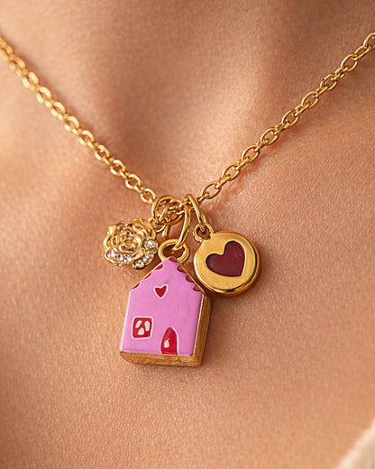 COLLANA "PETITE MAISON ROSA"