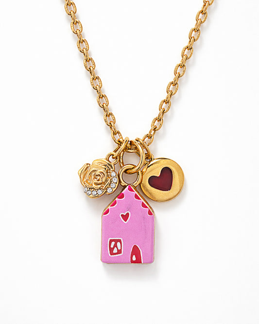 COLLANA "PETITE MAISON ROSA"