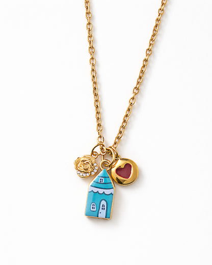 COLLANA "PETITE MAISON AZZURRA"