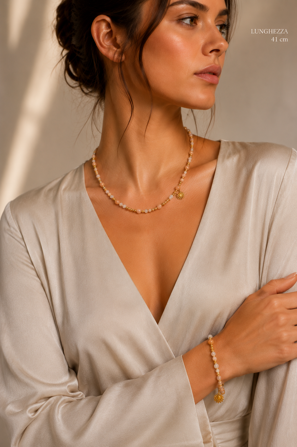 COLLANA DOPPIA ANIMA SOLE