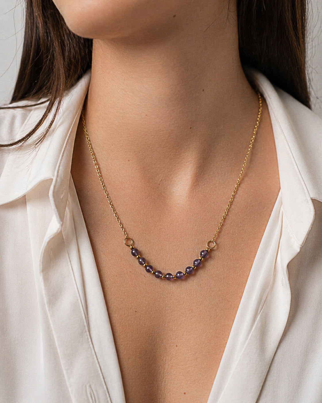 COLLANA VIOLA