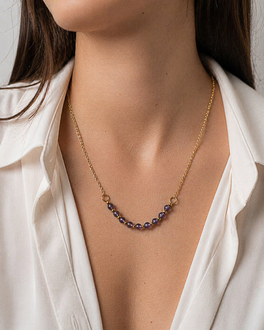 COLLANA VIOLA