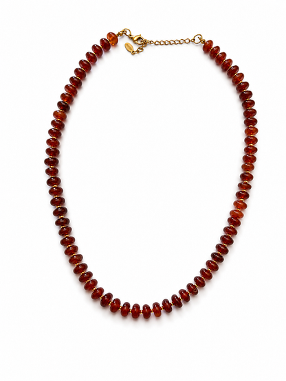 COLLANA CATALEYA ARANCIONE INTENSO