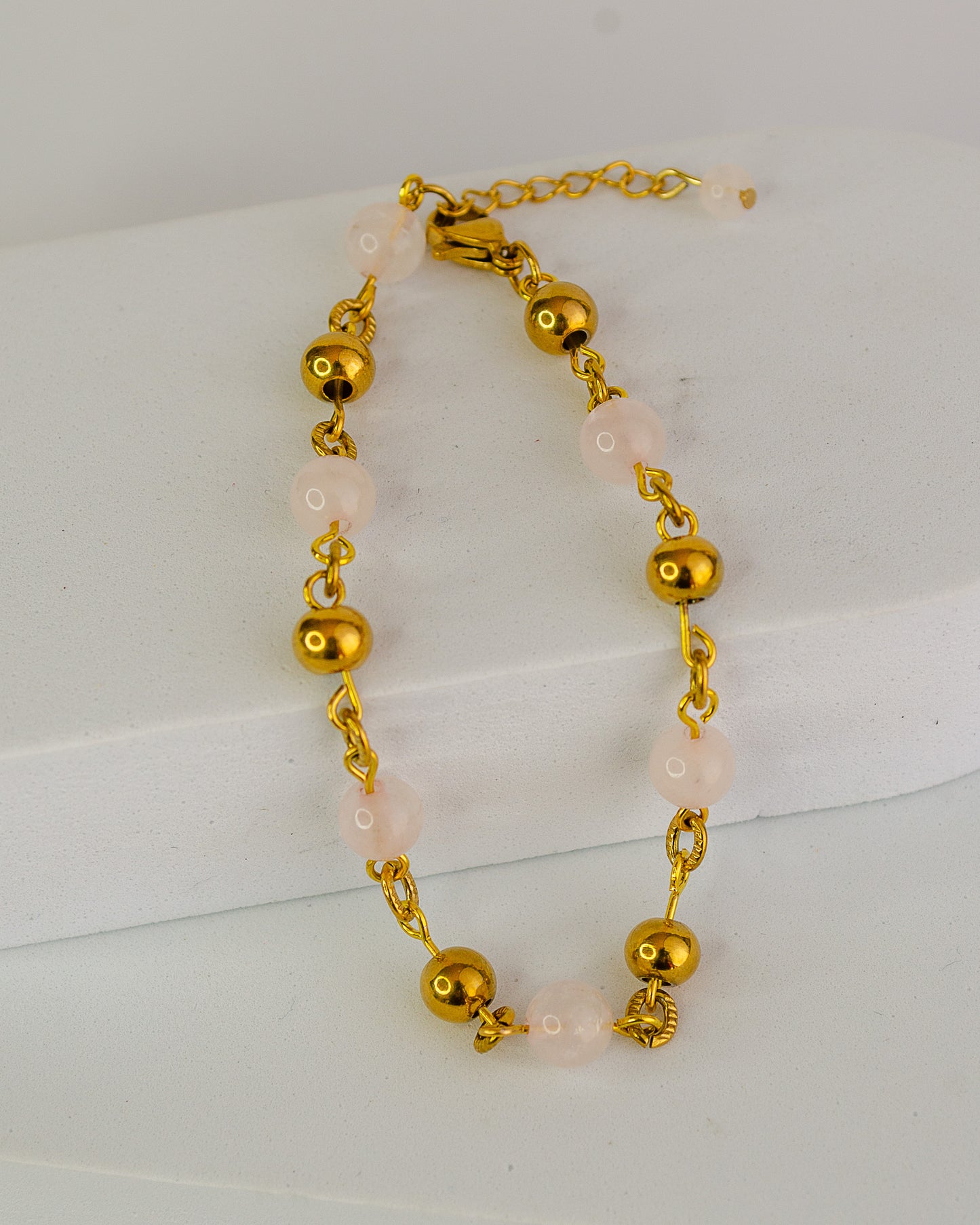 BRACCIALE QUARZO ROSA