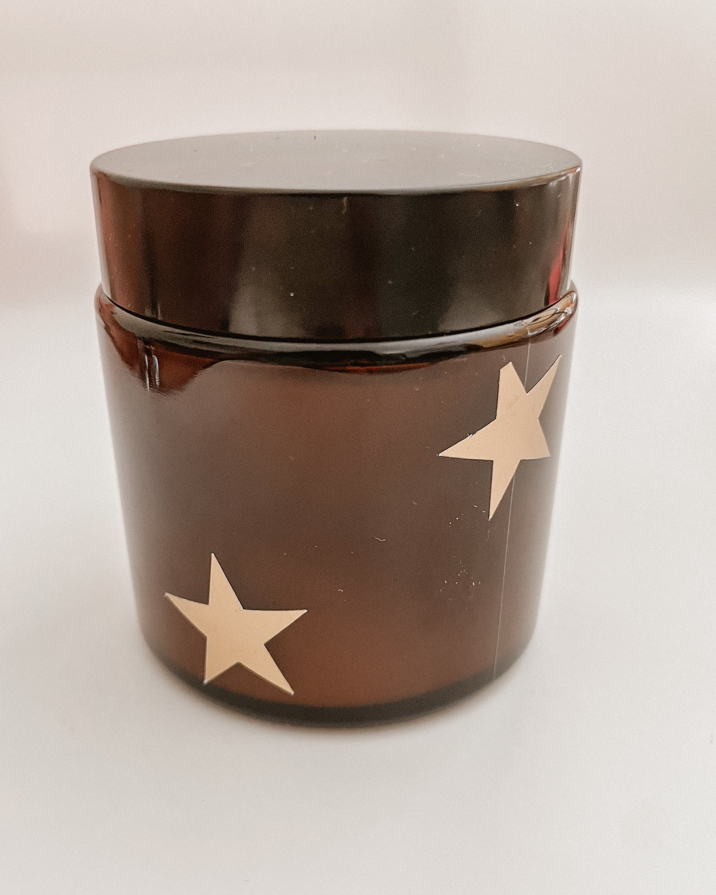 CANDELA DI SOIA ARANCIA E CANNELLA CON GIOIELLO DENTRO