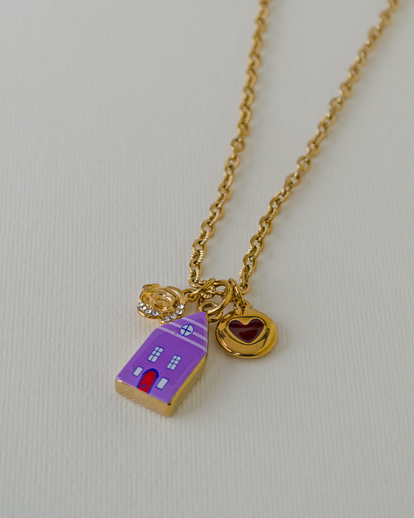 COLLANA "PETITE MAISON LILLA"