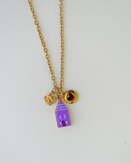COLLANA "PETITE MAISON LILLA"
