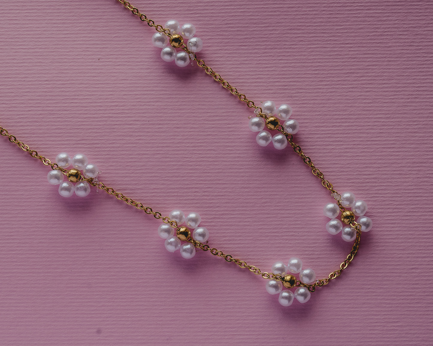 COLLANA FLORA BIANCA